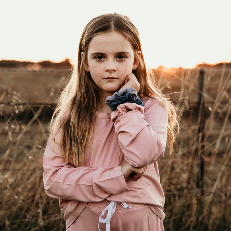 Love Haidee Australia girls pink winter sleepwear
