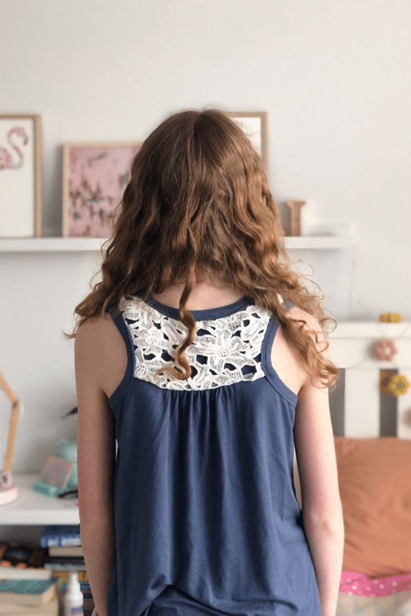 Blue Girls Pyjamas SET - Sleep Shorts & Sleep Tank