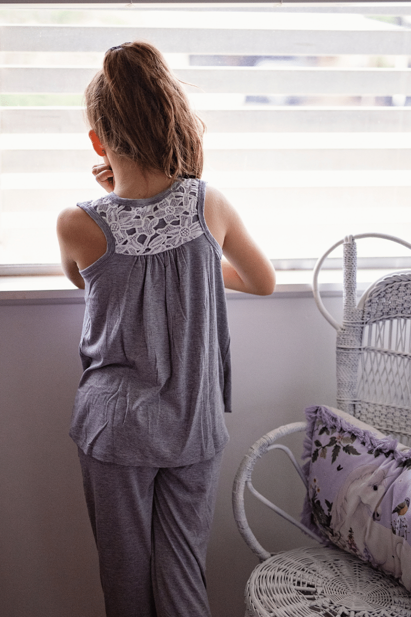 Girls Pyjamas SET - Lounge Pants & Sleep Tank