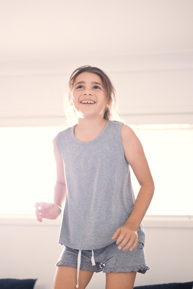 Girls Pyjamas SET - Sleep Shorts & Sleep Tank