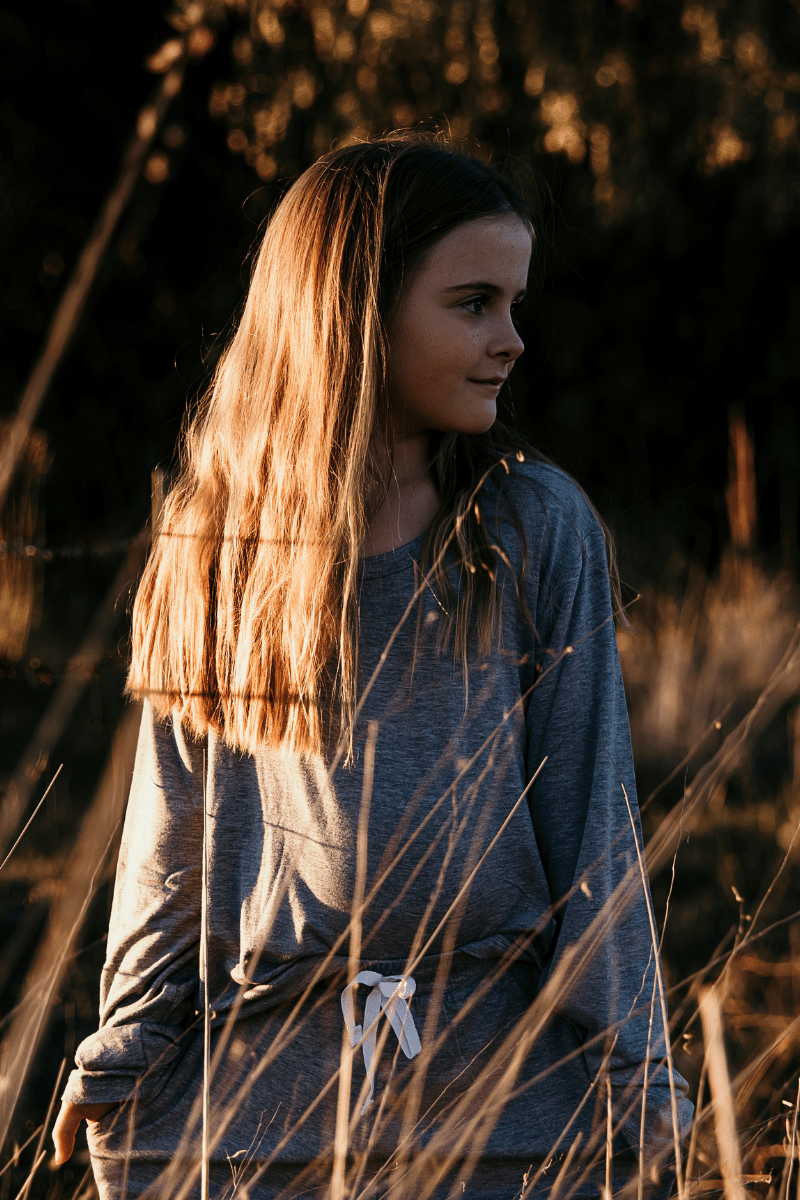 Girls Pyjamas SET - Lounge Pants & Long Sleeve Sleep Tee