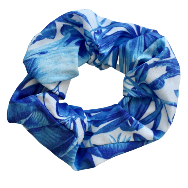 Love Haidee girls hair accessories blue scrunchie