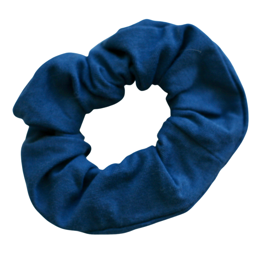 teen girls hair accessories scrunchie by Love Haidee Australia solid blue